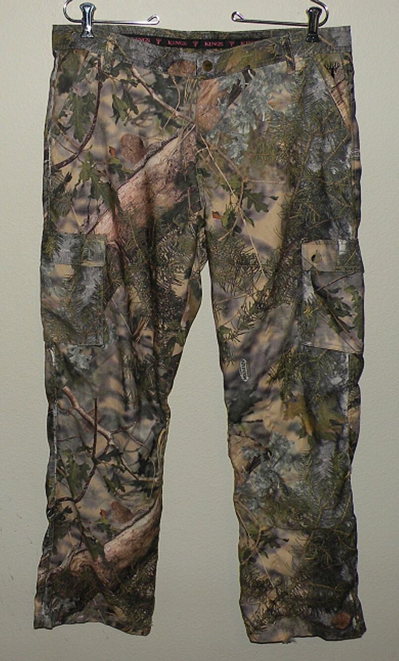 Kings Camo Hunter Series Women’s 14 36 x 33 Cargo Hunting Pants Mountain Shadow